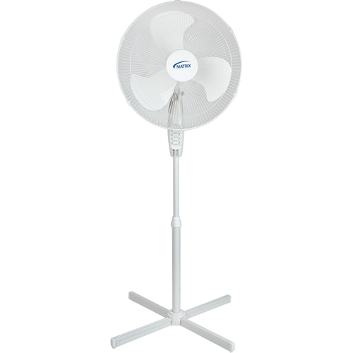 Oscillating Pedestal Fan, Commercial, 3 Speed, 18" Diameter Les Fournitures Industrielles Méga