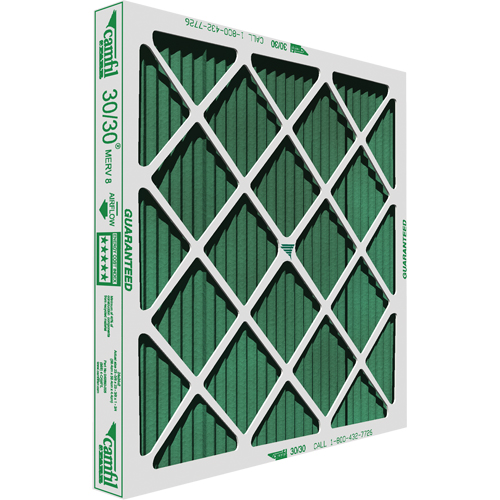 Filtre &agrave; panneau de grande capacit&eacute; 30/30, Sac, MERV 8, 16" la x 1" p x 16" h Les Fournitures Industrielles Méga
