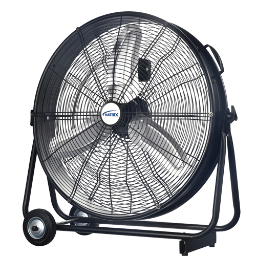 Ventilateur l&eacute;ger mince &agrave; entraînement direct pour usage industriel, Industriel, 3 vitesses, Diam&egrave;tre de 24" Les Fournitures Industrielles Méga