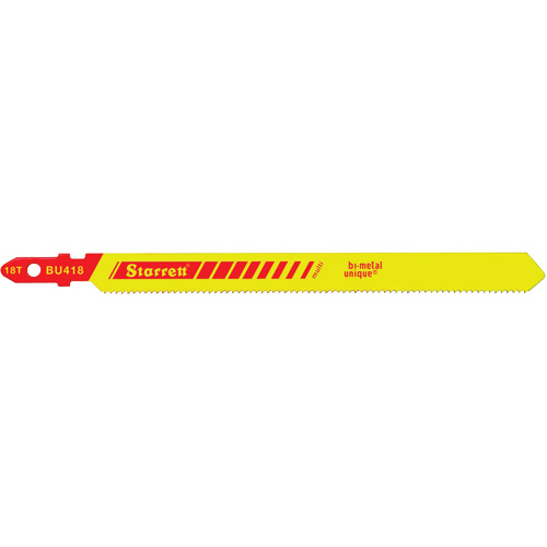 Lames pour scie sauteuse Unified Shank, Bim&eacute;tal, 4" lo, 18 dents par pouce Les Fournitures Industrielles Méga