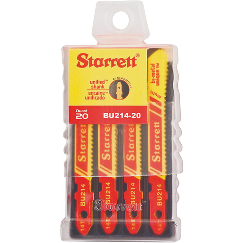 Lames pour scie sauteuse Unified Shank, Bim&eacute;tal, 2" lo, 14 dents par pouce Les Fournitures Industrielles Méga