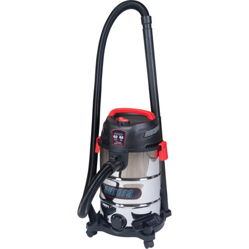 Vacuum, Wet-Dry, 6 HP, 8 US Gal. (30.3 Litres) Les Fournitures Industrielles Méga