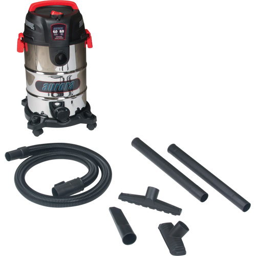 Vacuum, Wet-Dry, 6 HP, 8 US Gal. (30.3 Litres) Les Fournitures Industrielles Méga