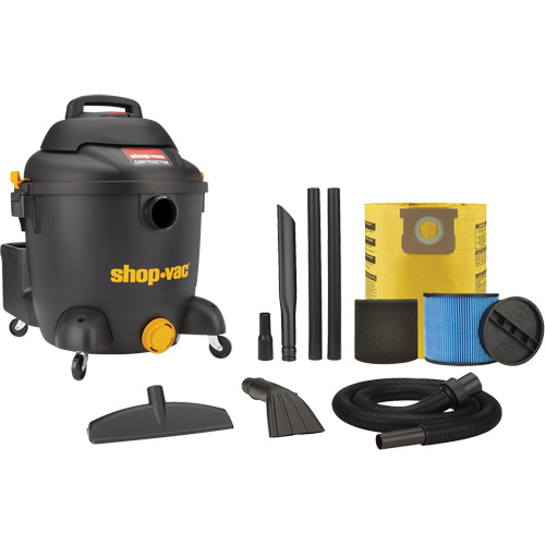 Shop Vacuum, Wet-Dry, 4.5 HP, 10 US Gal. (37.9 Litres) Les Fournitures Industrielles Méga