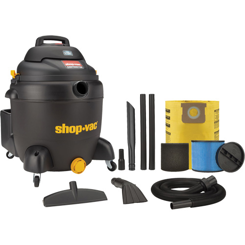 Aspirateur pour atelier SVX2, Secs-humides, 6,5 CV, 18 gal. US (68,1 litres) Les Fournitures Industrielles Méga