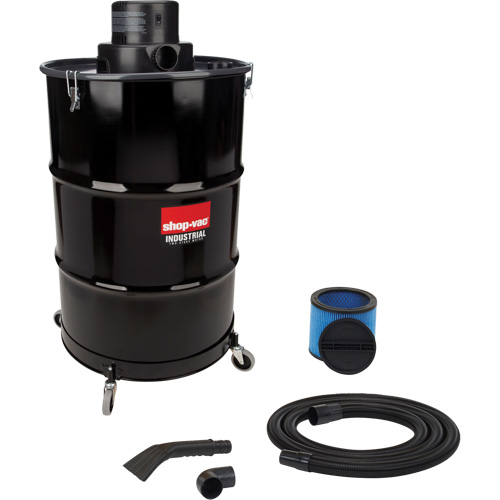 Aspirateur pour atelier, Secs-humides, 3 CV, 55 gal. US (208,2 litres) Les Fournitures Industrielles Méga