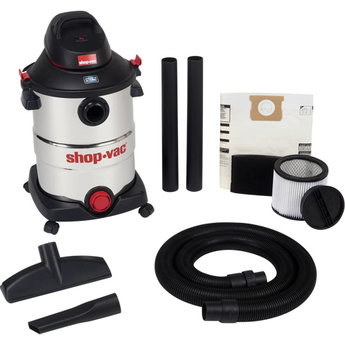 Aspirateur pour atelier SVX2, Secs-humides, 5,5 CV, 12 gal. US (45,4 litres) Les Fournitures Industrielles Méga