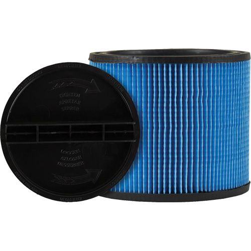 Filtre pour aspirateur Ultra-Web, Cartouche, Pour 5 gal. US Les Fournitures Industrielles Méga