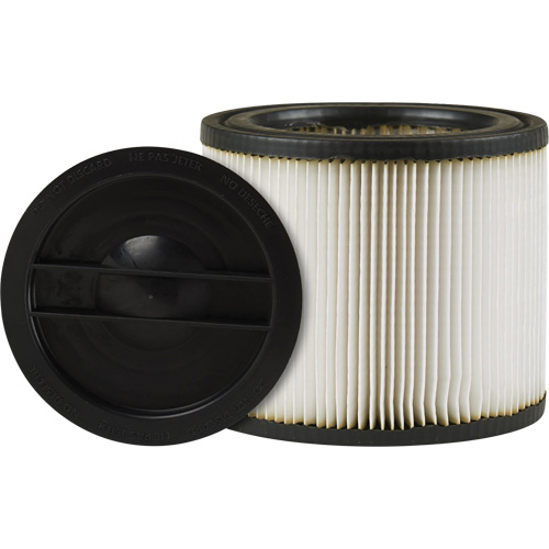 Petit filtre pour aspirateur, Cartouche, Pour 1 - 6 gal. US Les Fournitures Industrielles Méga