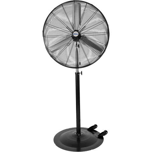 Non-Oscillating Pedestal Fan with Casters, Industrial, 3 Speed, 30" Diameter Les Fournitures Industrielles Méga