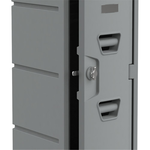 Locker, 12" x 15" x 36", Grey, Assembled Les Fournitures Industrielles Méga