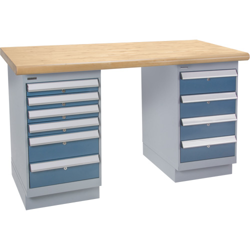 &eacute;tabli robuste, Deux tiroirs, Cap 1500 lb, 72" la x 36" p, 34" h Les Fournitures Industrielles Méga