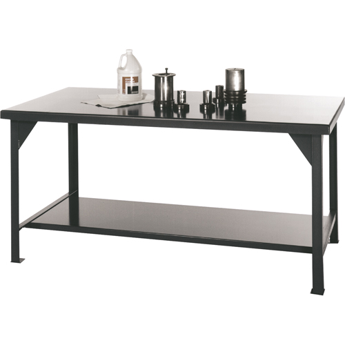 Shop Tables, Steel Surface, 48" W x 30" D x 34" H Les Fournitures Industrielles Méga