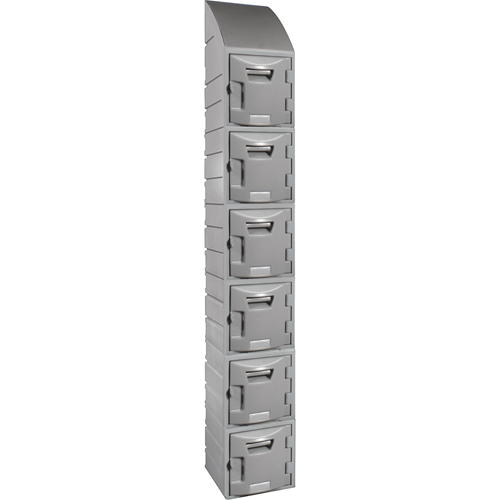 Casier, 12" x 15" x 12", Gris, Assembl&eacute; Les Fournitures Industrielles Méga