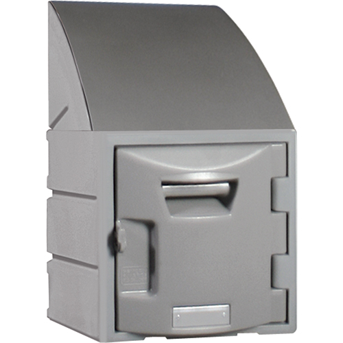 Locker, 12" x 15" x 25", Grey, Assembled Les Fournitures Industrielles Méga