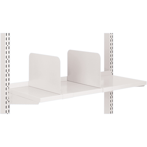 Postes de travail modulaires ergonomiques - Diviseurs pour tablettes en acier Les Fournitures Industrielles Méga