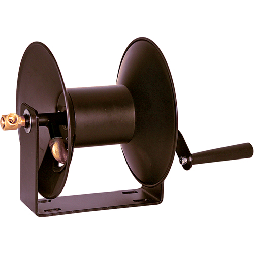 Manual Rewind Reel, Single Hose, 16-3/4" W x 10-1/2" D x 11-1/2" H Les Fournitures Industrielles Méga