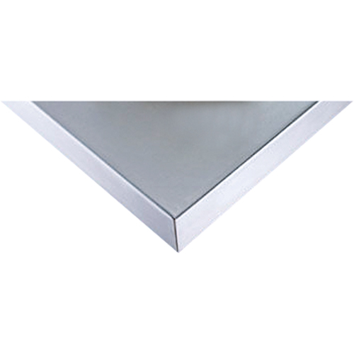 Dessus d'&eacute;tabli en acier inoxydable 304 avec &acirc;me en bois, 24" p x 48" la, 1-3/4" d'&eacute;paisseur Les Fournitures Industrielles Méga