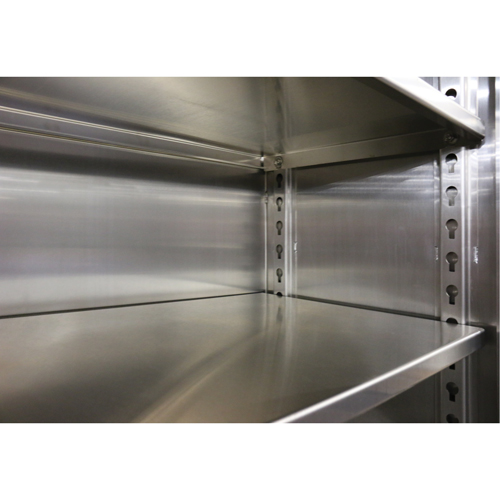 Extra Heavy-Duty Cabinet Shelf, 72" x 24", 1525 lbs. Capacity, Stainless Steel, Grey Les Fournitures Industrielles Méga