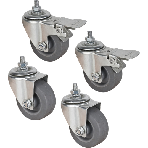 Open Floor Style Shop Desk - Optional Caster Kit Les Fournitures Industrielles Méga