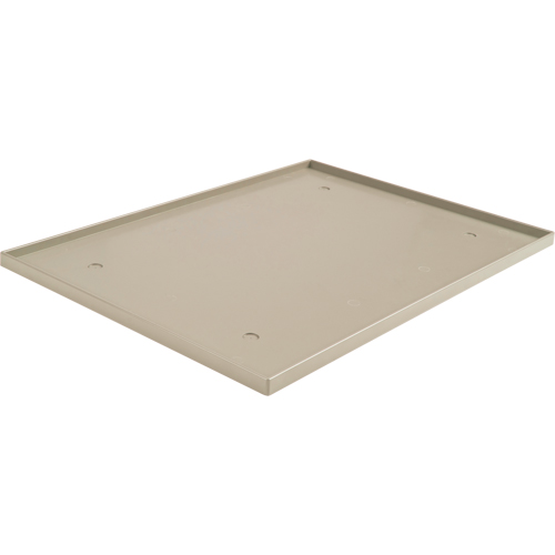 Fond de casier, Convient aux casiers 12" x 18", Beige, Plastique Les Fournitures Industrielles Méga