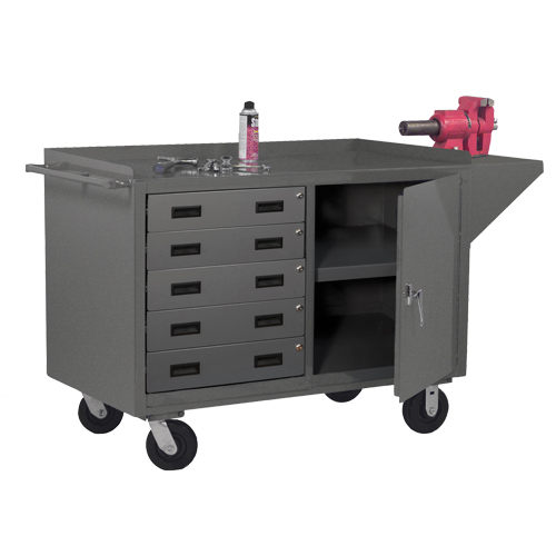 Armoire d'&eacute;tabli mobile, Acier Surface Les Fournitures Industrielles Méga