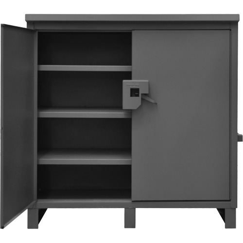 Armoire de chantier verrouillable, Gris Les Fournitures Industrielles Méga