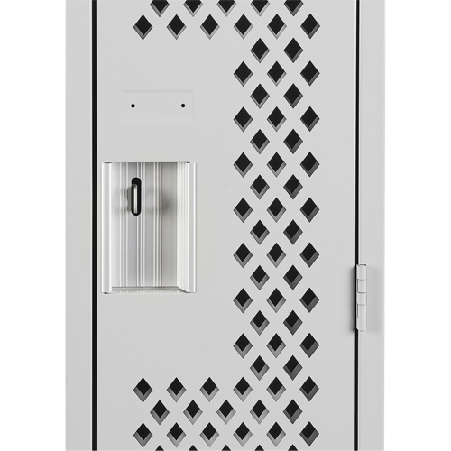Casiers Clean Line, 12" x 12" x 72", Acier, Gris, Rivet (assembl&eacute;), Perfor&eacute; Les Fournitures Industrielles Méga