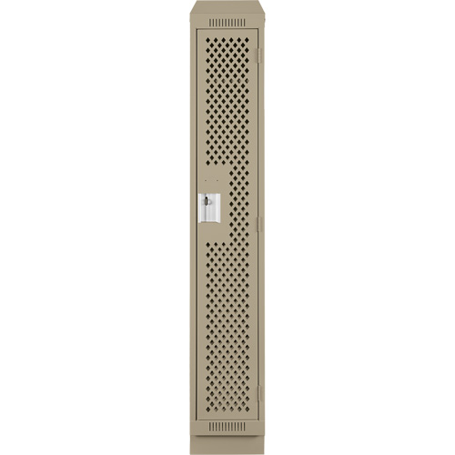 Casiers Clean Line, 12" x 15" x 82", Acier, Beige, Rivet (assembl&eacute;), Perfor&eacute; Les Fournitures Industrielles Méga