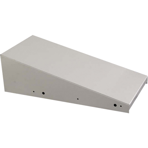 Clean Line Economy Lockers Slope Top, 1 Bank, 18" D x 12" W x 6" H, Grey, Steel Les Fournitures Industrielles Méga