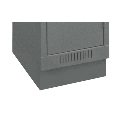 Clean Line Economy Lockers Recessed Base, 1 Banks, 4" H x 12" W x 18" D, Steel Les Fournitures Industrielles Méga