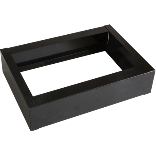 All-Welded Concorde - Heavy-Duty Lockers Recessed Base, 1 Banks, 4" H x 12" W x 17" D, Black, Steel Les Fournitures Industrielles Méga
