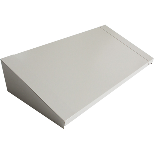 All-Welded Concorde - Heavy-Duty Lockers Sloping Top, 3 Bank, 18" D x 36" W x 6" H, Grey, Steel Les Fournitures Industrielles Méga