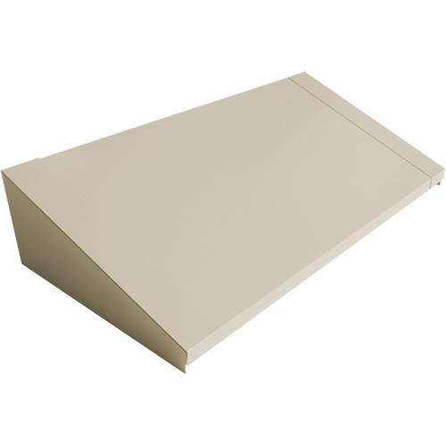 All-Welded Concorde - Heavy-Duty Lockers Sloping Top, 3 Bank, 18" D x 36" W x 6" H, Beige, Steel Les Fournitures Industrielles Méga