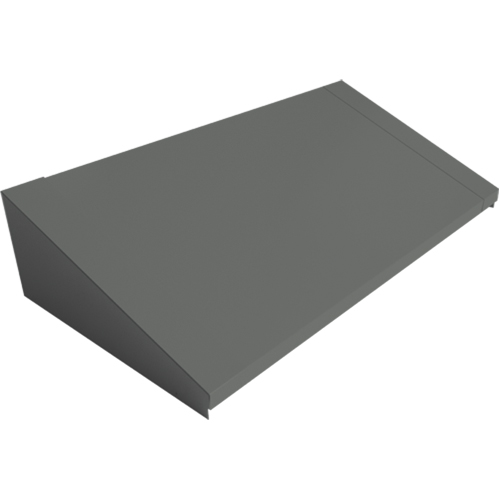 All-Welded Concorde - Heavy-Duty Lockers Sloping Top, 3 Bank, 18" D x 36" W x 6" H, Steel Les Fournitures Industrielles Méga