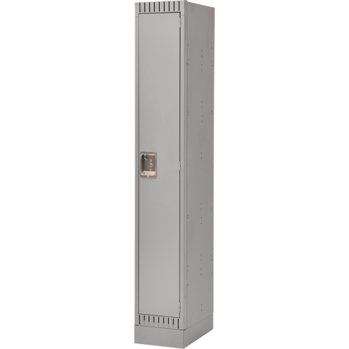 Assembled Lockers, 12" x 18" x 72", Steel, Grey, Rivet (Assembled) Les Fournitures Industrielles Méga