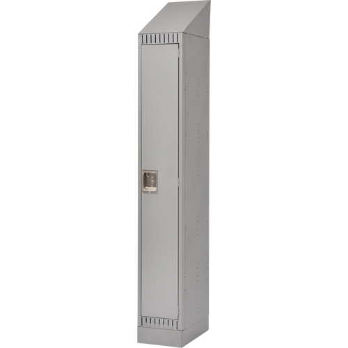 Assembled Lockers, 12" x 18" x 72", Steel, Grey, Rivet (Assembled) Les Fournitures Industrielles Méga