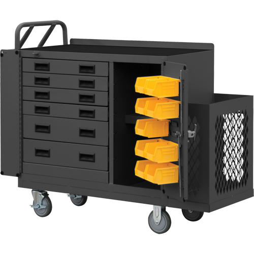 Heavy Duty Mobile Work Stations, Steel Surface Les Fournitures Industrielles Méga
