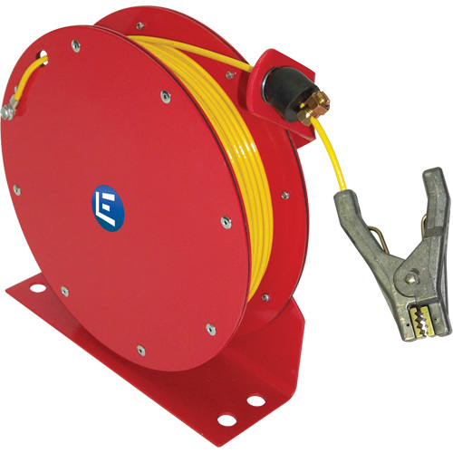 Auto Rewind Grounding Reel, 100' Length, Heavy-Duty Les Fournitures Industrielles Méga