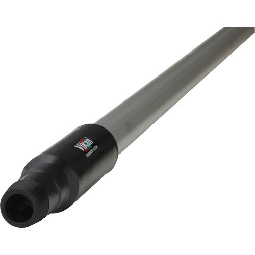 Manche de la s&eacute;rie Transport, Aluminium/Polypropyl&egrave;ne, Ergonomique, Pointe Filetage europ&eacute;en, 1-1/4" dia, 59" lo Les Fournitures Industrielles Méga