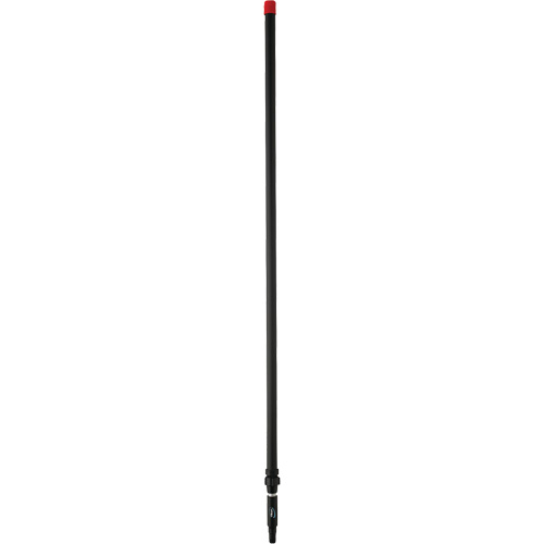 Transport Line Handle, Aluminum/Polypropylene, Telescopic, Euro Threaded Tip, 1-1/4" Diameter, 63" - 109" Length Les Fournitures Industrielles Méga