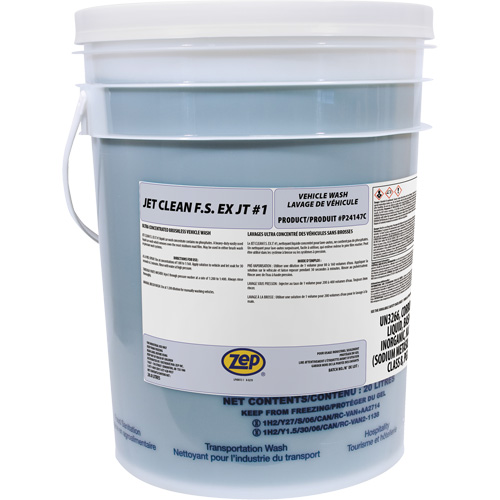 Produit de pr&eacute;nettoyage sans brossage pour v&eacute;hicules Jet Clean, 20 L, Seau Les Fournitures Industrielles Méga