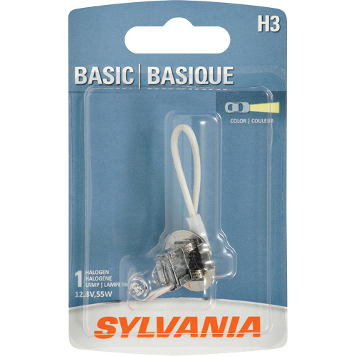 Ampoule de base pour feu avant H3, Halog&egrave;ne, 45 W, Blanc cass&eacute; Les Fournitures Industrielles Méga