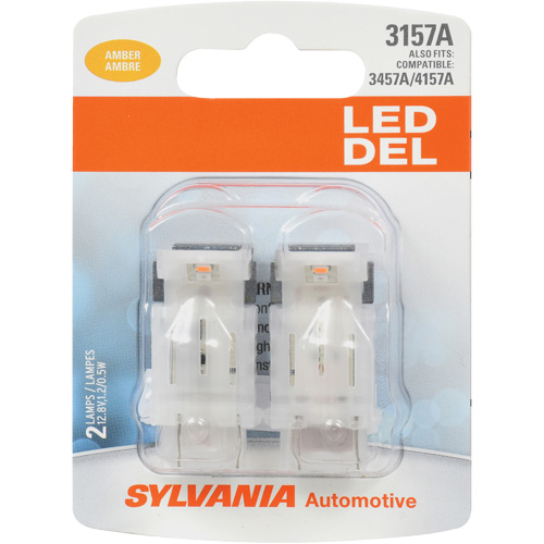 Mini-ampoule automobile 3157A, DEL, 0,5 W/12,8 W, Ambr&eacute;e Les Fournitures Industrielles Méga