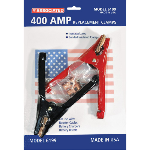 400 Amp Professional Heavy-Duty Booster Cable Clamps Les Fournitures Industrielles Méga
