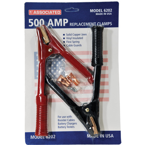 500 Amp Professional Heavy-Duty Booster Cable Clamps Les Fournitures Industrielles Méga