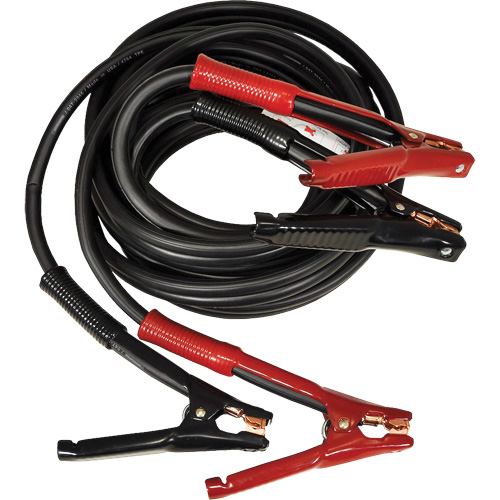 Super Heavy-Duty Booster Cable with Flexi-Spring Strain, 1/0 AWG, 800 A, 25' Cable Les Fournitures Industrielles Méga