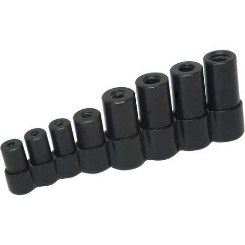 Jeu de douilles pour taraud, 8 Morceaux, Prise de 1/4"/3/8" Les Fournitures Industrielles Méga