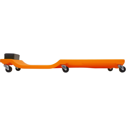 Neon Orange Low Profile Plastic Creeper Les Fournitures Industrielles Méga