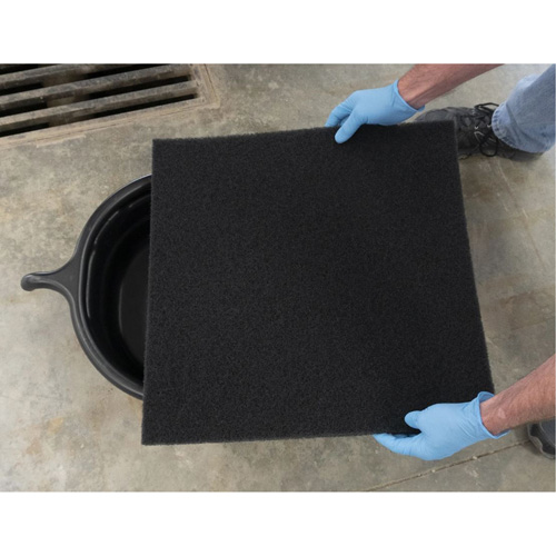 Black Oval Drain Pan Les Fournitures Industrielles Méga